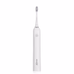 SEYSSO Carbon Basic, Adulte, Brosse à dents à ultrasons, Soin quotidien, Massage, Doux, Blanc, 8200 mouvements par minute, Ba ...