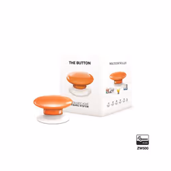 Fibaro The Button, Sans fil, Alarme, Orange, 50 m, 868.4/869.8 MHz, 1 pièce(s)