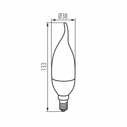 Kanlux S.A. IDO 6,5W T SMD E14-WW