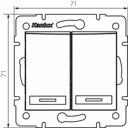 Kanlux S.A. DOMO 01-1023-243 sr