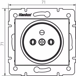 Kanlux S.A. DOMO 01-1251-141 gr