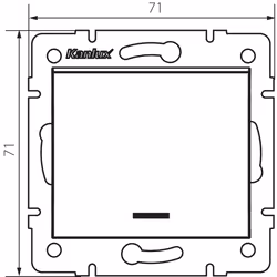 Kanlux S.A. LOGI 02-1140-103 kr