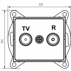 Kanlux S.A. LOGI 02-1330-043 sr