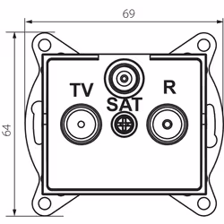 Kanlux S.A. LOGI 02-1350-043 sr