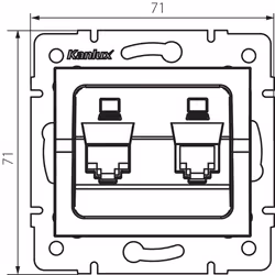 Kanlux S.A. LOGI 02-1410-043 sr