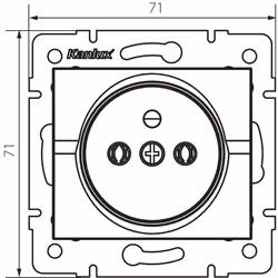 Kanlux S.A. LOGI 02-1251-141 gr