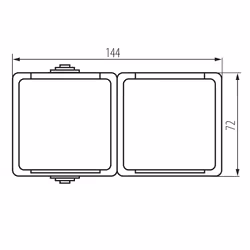 Kanlux S.A. TEKNO 05-1254-143 sz