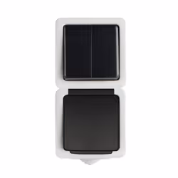Kanlux S.A. TEKNO 05-3521-143 sz, I, Acrylonitrile-Butadiène-Styrène (ABS), IP54, 250 V, 16 A, 178 g