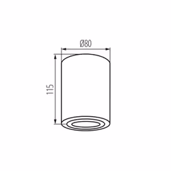 Kanlux S.A. BORD XS DLP-50-W