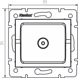 Kanlux S.A. LOGI 02-1301-002 bi
