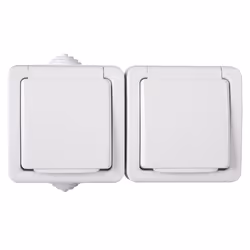 Kanlux S.A. TEKNO 05-1254-102 bi, I, Acrylonitrile-Butadiène-Styrène (ABS), IP54, 250 V, 16 A, 144 mm