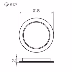Kanlux S.A. TAVO LED DO 12W-NW