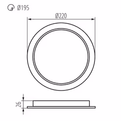 Kanlux S.A. TAVO LED DO 24W-NW