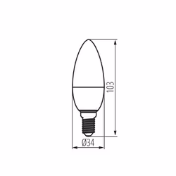 Kanlux S.A. IQ-LED C35E14 5,9W-CW