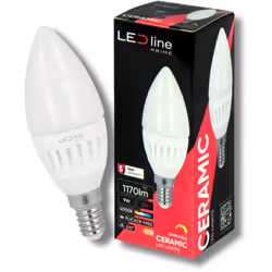 Led Line - Ampoule led E14 9W 2700K chaude 1170lm dimmable bougie led ligne prime