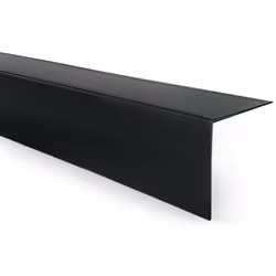 100cm cornière de protection dangle adhésive en PVC rigide noir 50 x 50 mm