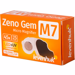 La loupe Levenhuk Zeno Gem M7 est un instrument compact et pliable. Non seulement vous pouvez l'utiliser pour examiner des ob ...