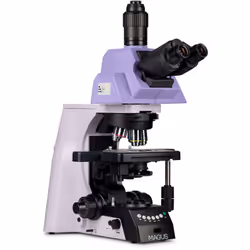 Microscope de recherche. Conçu pour observer des échantillons biologiques transparents et translucides, tels que des frottis  ...