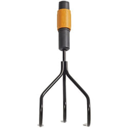 Fiskars QuikFit Noir, Orange Cultivateur à main