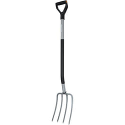 Fiskars 1001413 bêche Aluminium, Noir