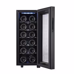 Adler AD 8083 refroidisseur à vin Refroidisseur de vin thermoélectrique Pose libre Noir 12 bouteille(s) - Vue supplémentaire 7