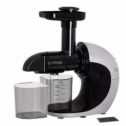 Adler Slow Juicer 4130, Centrifugeuse lente, Noir, Acier inoxydable, Noir, 105 tr/min, 0,95 L, 0,65 L