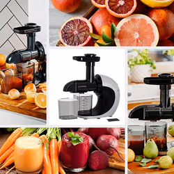Adler Slow Juicer 4130 Centrifugeuse lente 150 W Noir, Acier inoxydable - Vue supplémentaire 9