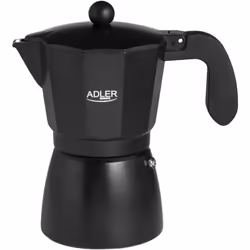 ADLER AD 4421 CAFETIÈRE EXPRESSO JUSQU'À 6 TASSES NOIR 320 ML
