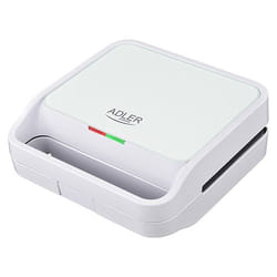 Adler AD 3070w gaufrier et appareil à croque-monsieur 1100 W Blanc