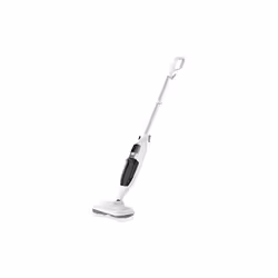 Design Tête pivotante :Oui Couleur du produit :Blanc Capacité :0,55 L Type :Balai vapeur Hauteur réglable :Oui Puissance Puis ...