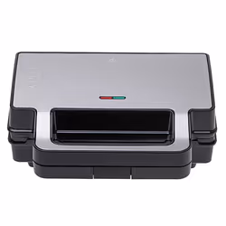 Adler AD 3073 gaufrier et appareil à croque-monsieur 1400 W Noir, Argent