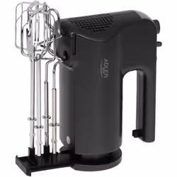 ADLER MIXEUR PLONGEANT ÉLECTRIQUE AD 4230, 5 VITESSES, TURBO, AVEC 4 ACCESSOIRES EN ACIER INOXYDABLE, COULEUR NOIRE