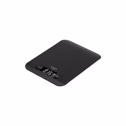 ADLER BALANCE DE CUISINE, DESIGN NOIR MODERNE, CAPACITÉ DE 5 KG, MESURE PRÉCISE