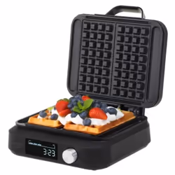 Gaufrier avec écran LED L'Adler AD 3087 est la solution idéale pour tous les amateurs de gaufres qui souhaitent préparer de d ...