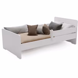 Lit enfant Max avec balustrade - Un sommeil sûr et confortable pour votre enfant Haute qualité et esthétique dans la chambre ...