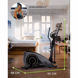 Vélo elliptique - ZIPRO - Dunk - Magnétique - Écran LCD - 150kg