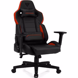 Fauteuil gaming - SENSE7 - Sentinel - Ergonomique - Accoudoirs - Noir-rouge