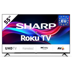 Sharp 55GJ4225E 139,7 cm (55") 4K Ultra HD Smart TV Wifi Noir