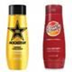 Sirop pour Sodastream - Rockstar - Energy Zero Cola Orange - Pack 2 x 440ml - Sans Sucre