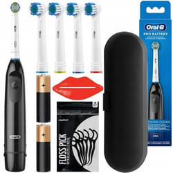 Brosse à dents électrique - Oral-B - DB5 Pro Battery - 4 embouts - étui voyage - accessoires inclus