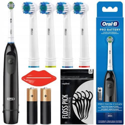Brosse à dents électrique - Oral-B - DB5 Pro Battery - 5 têtes - Piles incluses - Nettoyage précis