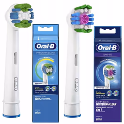 Embouts de rechange - Oral B - Precision Clean Maximizer et 3D White - nettoyage et blanchiment