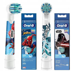 Brosse Tête Enfant - Oral-B - Kids Star Wars Spiderman - Compatibles Brossettes Électriques Douces