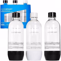 Bouteilles - Sodastream - Lot de 3 x 1L - Compatibles avec Jet Cool Terra Spirit Fizzi - Réutilisables
