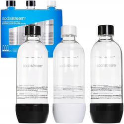 Bouteilles - Sodastream - Lot de 3 x 1L - Compatibles avec Jet Cool Terra Spirit Fizzi - Réutilisables