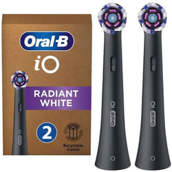 Têtes de brosse à dents électriques - Oral-B - iO Radiant White - Blanchiment doux - 2x Embout inclus