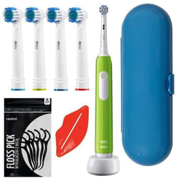 Brosse à dents électrique - Oral B - Junior Pro 6 ans et plus - 3 modes - étui voyage - 5 brossettes incluses