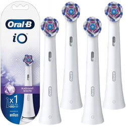 Embouts de rechange - Oral B - iO Radiant White - 4 embouts - Blancheur immédiate - Nettoyage avancé