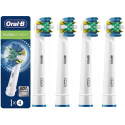 Têtes de brosse électrique - Oral-B - Floss Action - Fibres Micropulse - Nettoyage en profondeur - 4 pièces