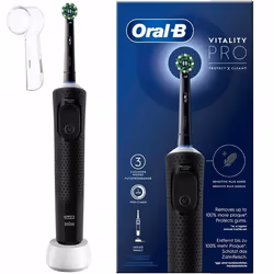 Brosse à dents électrique - Oral-B - Vitality Pro Protect X Clean - 3 modes - Timer 2 min - Batterie 10 jours